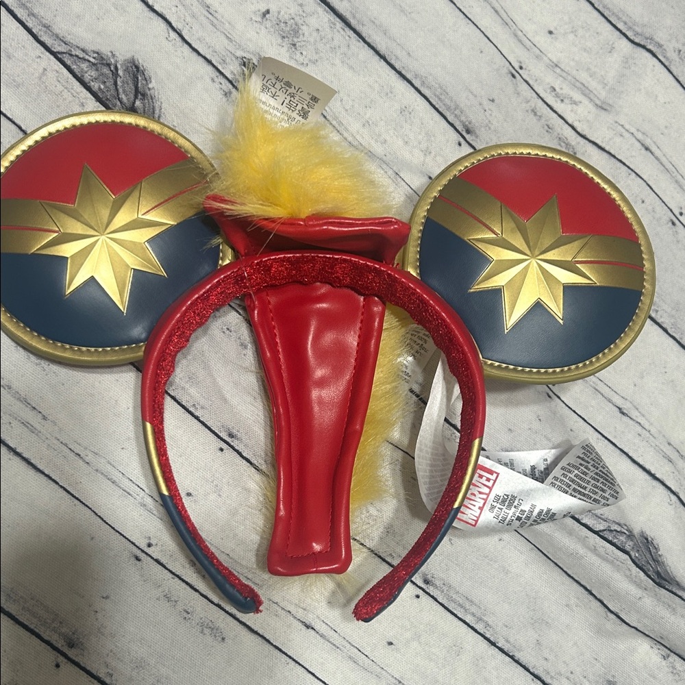 Disney parks ears Marvel Red and Gold Themed Headband